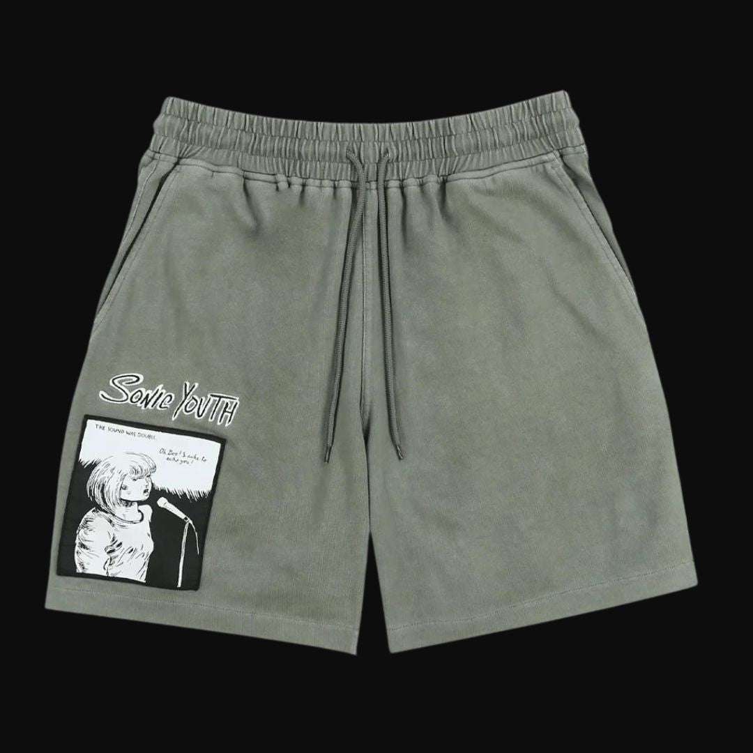 Sonic Youth - Singer Shorts Charcoal