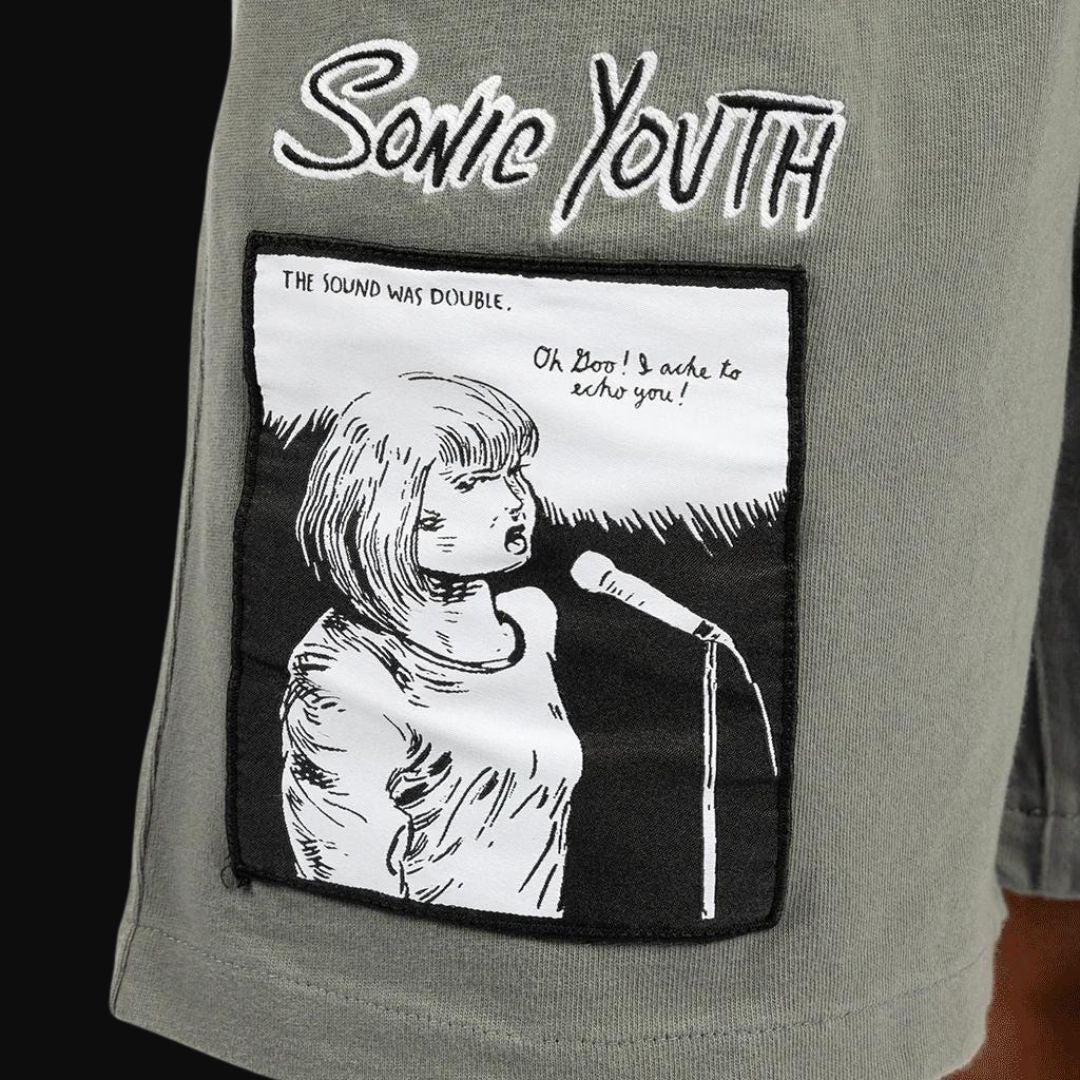 Sonic Youth - Singer Shorts Charcoal