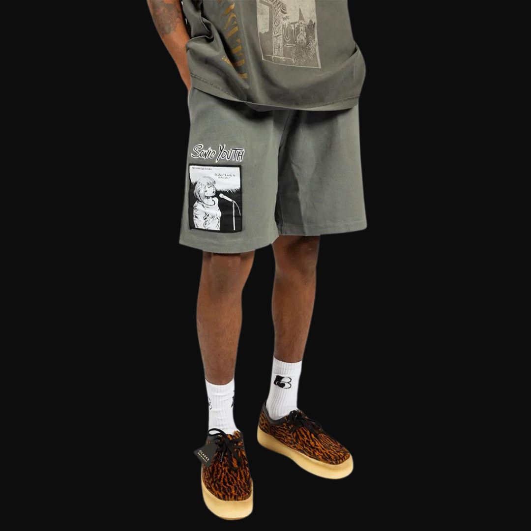 Sonic Youth - Singer Shorts Charcoal