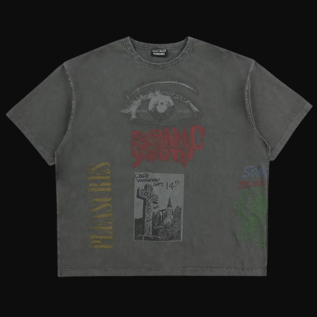 Sonic Youth - Test Print Shirt Grey