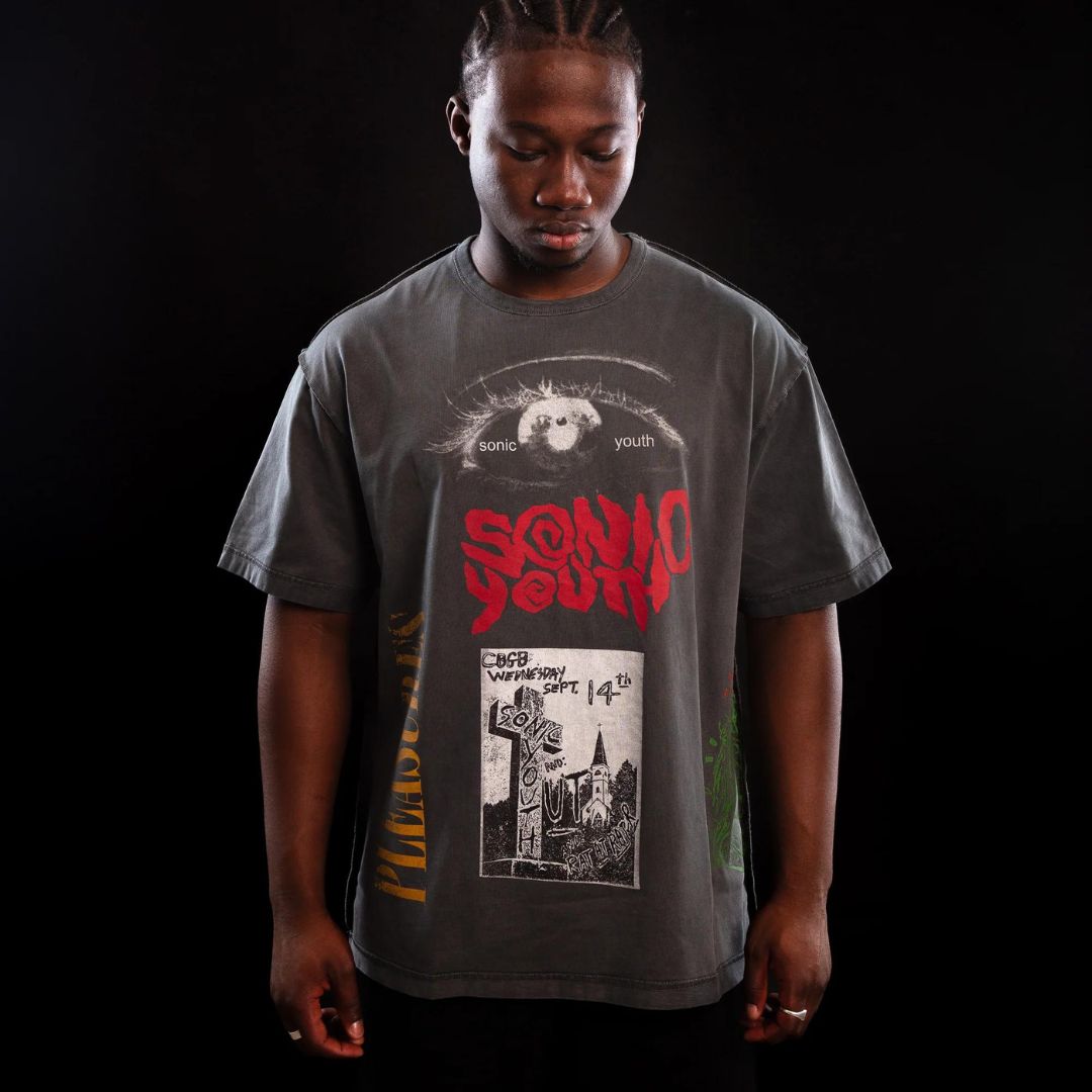 Sonic Youth - Test Print Shirt Grey