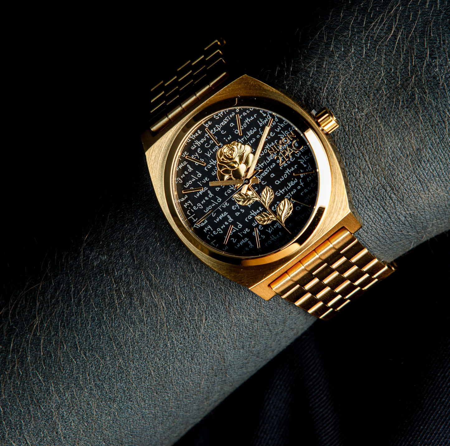 Tupac Time Teller Gold / Black