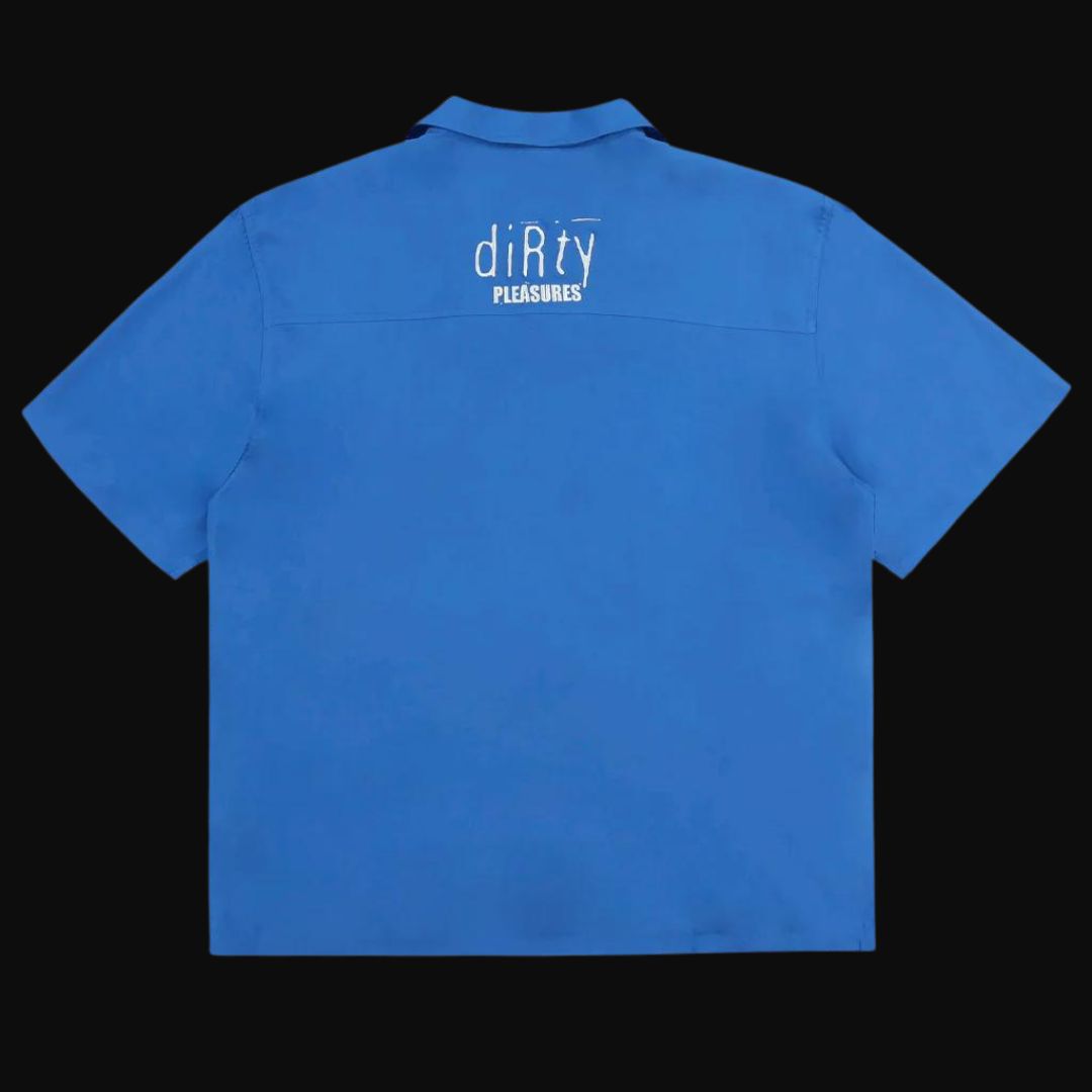 Sonic Youth - Alien Camp Collar Shirt Blue