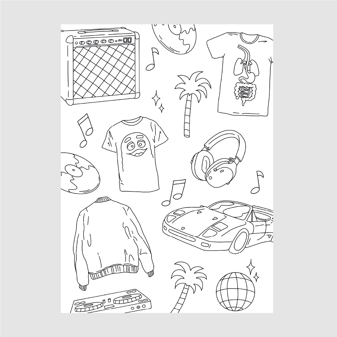 French Touch Coloriage
