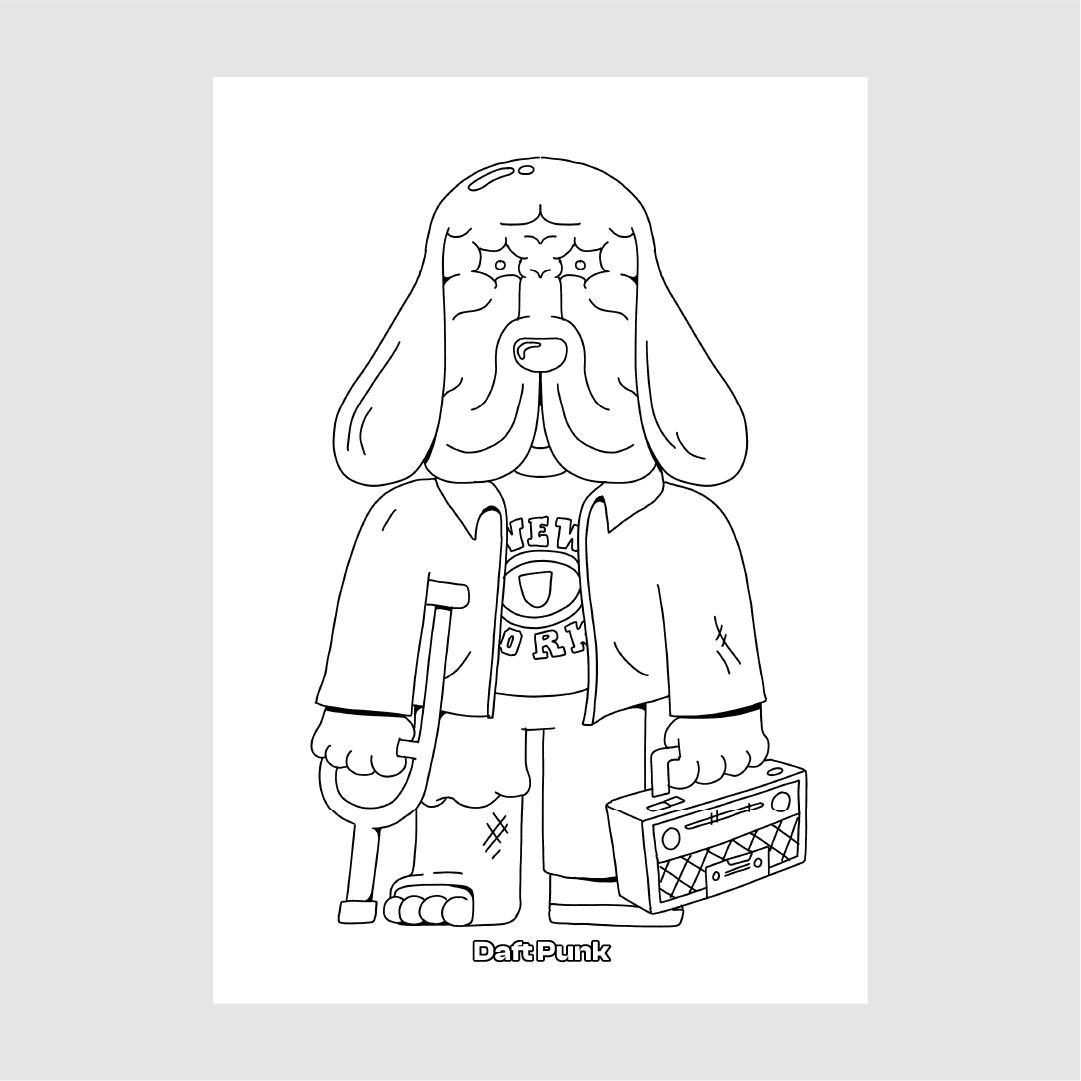 French Touch Coloriage